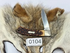 RARE Schrade USA 55UH Uncle Henry Special Edition Bruin Linerlock Staglon Knife picture