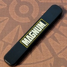 Flip It Sliding Knife Made In USA Magnum Advertising Vintage Single Blade Folder picture