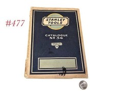 1926 sweetheart era STANLEY TOOLS NO 34 CATALOG BOOK planes chisels other picture