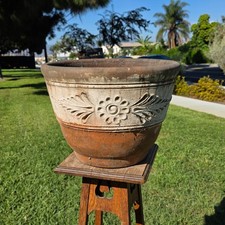 Vtg Mexican Terracotta Planter 16