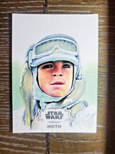 2024 Topps Star Wars Hyperspace 1/1 Original Sketch Card Hoth Luke Skywalker picture