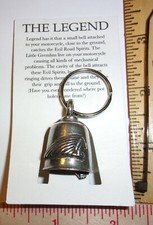 Indian Gremlin Bell good luck motorcycle riding charm lucky ride guardian md USA picture