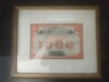 Beech Creek Railroad Co. - $1,000 Bond - Railroad Bonds 22.5