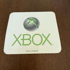 Xbox Store Display Promo Sticker X11-37429-02 Rare Launch Retail Sign VTG picture