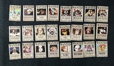 100 Pcs One Piece Wanted Poster Stickers No Duplicate  picture