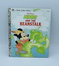 Mickey and the Beanstalk (Disney Classic) Little Golden Book Walt Disney 1988 picture