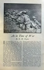 1910 United States Army War Games at Gettysburg Pennsylvania illustrated picture