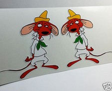Slowpoke Rodriguez x 2 Vintage Style DECAL, Vinyl STICKER, rat rod, racing, 4