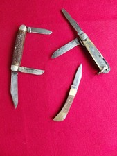For Parts or Repair- 3 Pocket Knives, Imperial, Iceland, and Unknown picture