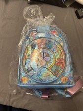 Loungefly Disney Princess Cinderella Stained Glass Mini Backpack NWT picture