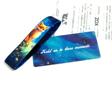 ZOX **HOLD ON TO THESE MOMENTS** Silver Large Single Wristband w/Card FOX picture