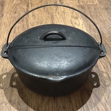 Vintage BSR Birmingham Stove Range #8 Cast Iron Dutch Oven Lid Bail 10.5” picture