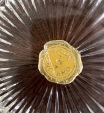 Rare 1973 St Louis Veiled Prophet Ball, Silver Plate Rimmed Crystal Bowl picture
