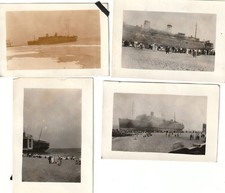 Vintage Photo LOT 1934 SS Morro Castle Burned Luxury Cruise Liner Asbury Park NJ picture