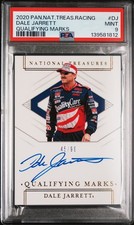 2020 NATIONAL TREASURES RACING QUALIFYING MARKS #DJ DALE JARRETT 45/99 PSA 9 picture