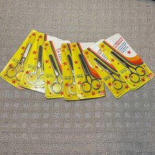 VTG Ja-Son Jason Quikut Lot Of 7 Childrens School Scissors 4” Blunt USA Made NOS picture