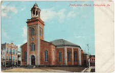 1901-1907 Carbondale PA Postcard The Presbyterian Church Lackawanna Co RARE UDB picture