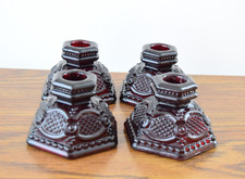 Set of 4 Avon The 1876 Cape Cod Collection Candle Holders picture