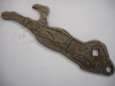 COKE COCA COLA BASEBALL PLAYER BOTTLE OPENER CANTON CITY OHIO BEER SODA POP picture