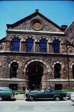 1975 35mm Slide, Furness Library University of Pennsylvania Philadelphia green picture