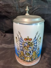 Vintage Seltmann Weiden Bavaria West Germany Beer Stein Pewter Lid c1970-1985 picture