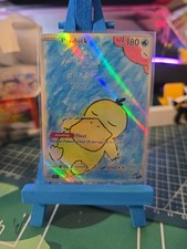 Custom Fanart Pokémon Psyduck Pair Holo 11/86 picture
