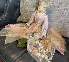VTG Wayne Kleski Victorian Rabbit Marissa Katherines Collection NIB COA Easter  picture