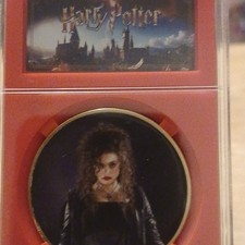 Bellatrix Lestrange 24k gold plated copper round from the Harry Potter series  picture