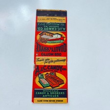 A. & C. Candy Co. Barclay MD Vintage Matchbook Cover TMB54-6 picture