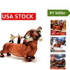 Hand-Painted Dachshund Garden Gnome – Whimsical Outdoor Decor for All Occasions picture