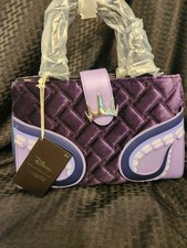 LOUNGEFLY DISNEY THE LITTLE MERMAID URSULA VELVET Satchel/Shoulder bag NWT Soft picture