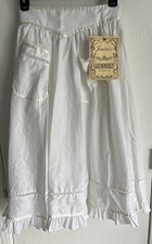 NEW Vintage Jessica’s Gunnies x Gunne Sax White Apron Prairie Cottagecore sz 7 picture