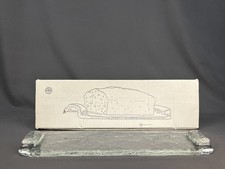 Vtg MCM New Glasi Hergiswil Glass Bread Tray by Roberto  Niederer Switzerland picture
