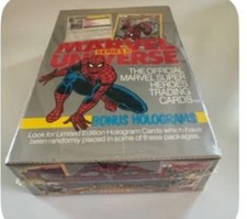 Marvel Universe Series 2 Factory sealed trading cards box Impel 1991 holograms picture