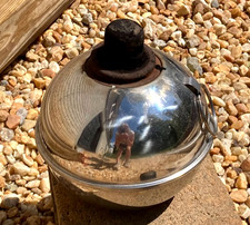 Vintage Stork 500-038 Smudge Pot Torch Chrome Steel Highway/Railroad Flare -Wick picture