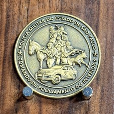 Sao Paulo Brazil Military Police 2 BAEP Special Ops Challenge Coin  M#29 picture