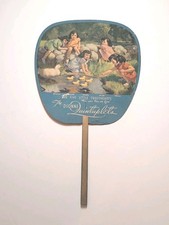 1939 Dionne Quintuplets Hand Fan Ad for The Lake Side Dye Works Mikwaukee Wis. picture