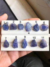 AAA Blue Tanzanite Rough,Natural Specimen Tanzanite Raw, Gemstone Minerals Tz#49 picture