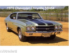 1970 Chevrolet Chevelle SS 454  Auto Car Refrigerator / Tool Box  Magnet picture