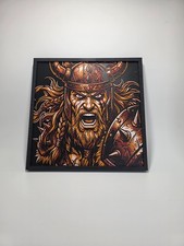 Viking Berserker Wall Art - Hueforge Art - Norse Mythology Barbarian Decor picture