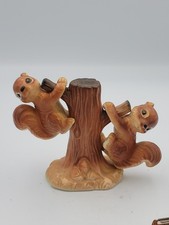 Vintage 1960’s Squirrels in an Oak Tree Salt & Pepper Shakers picture