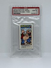 1970 PRIMROSE CONF. NEVER SEEN ME SMOKE #14 POPEYE 4TH SERIES PSA GEM MT 10  picture