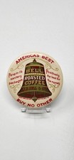 Vintage Chicago 1899 J.H. Bell & Co. Roasted Coffee Celluloid Advertising Mirror picture