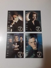 2000 Wizard World Chicago THE X-FILES OFFICIAL FAN CLUB Promos Card Set of 4 picture