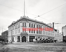 Circa 1915 Detroit Creamery Co Right is Hotel Tuller 8x10 Photo  picture