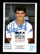Carsten Marquardt autograph card FC Schalke 04 1988-89 original signed picture