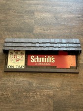 Vintage 1971 Schmidts Beer Lighted Sign Philadelphia Shingle Roof As Is 25”x13” picture