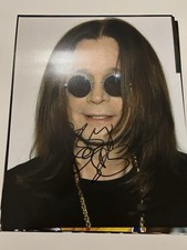 Ozzy Osbourne 8 X 10 Autograph Photo With Coa picture