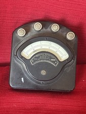 Weston Volt Ammeter 1917 1894 Early 1900s 1800s Train Transportation Antique Vgd picture