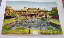 Vtg Postcard Japan Tokyo Imperial Hotel Building Front Gardens Pond Circa 1915 picture